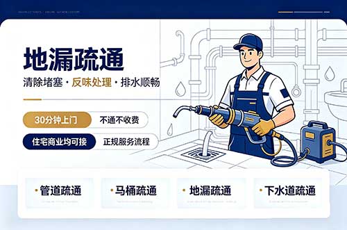 新泰地漏疏通